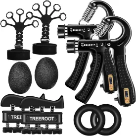 10PCS Grip Strength Trainer Kits, Hand Gripper Strengthener, Forearm Strengthener, Forearm Exerciser, Finger Grip Strengthener, Wrist Strengthener, Stress Relief Ball, Grip Ring, for Muscle Building, Hand Exercisers for Therapy 10PCS Grip Strength Trainer Kits, Hand Gripper Strengthener, Forearm Strengthener, Forearm Exerciser, Finger Grip Strengthener, Wrist Strengthener, Stress Relief Ball, Grip Ring, for Muscle Building, Hand Exercisers for Therapy