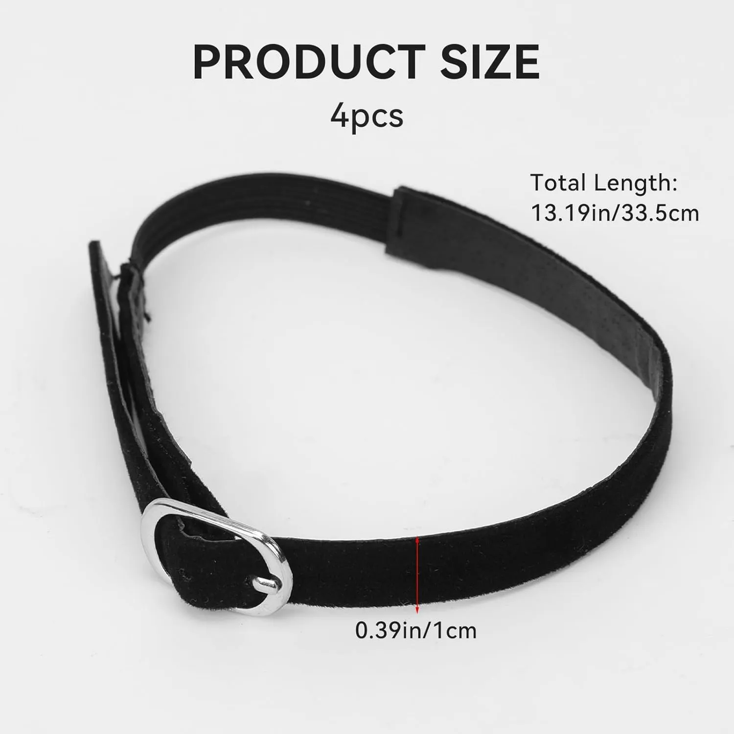 2 Pairs Shoe Straps,Detachable Ankle Straps,Adjustable PU Leather Shoes Belt Band for Women Girls Holding Loose Heels