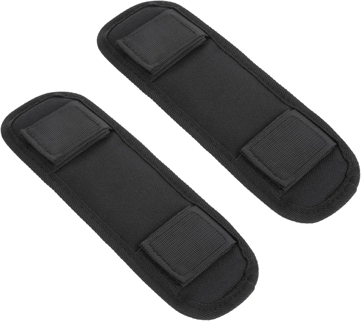 2 Pcs Shoulder Strap Pad Bag Strap Pad Strap Replacement Removable Decompression Shoulder Strap Pad Black Luggage Bags Shoulder Strap Cushion for Guitar, Laptop, Camera, Backpack Satchel Pad