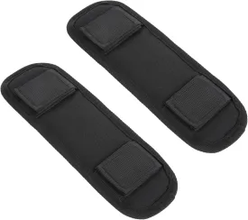 2 Pcs Shoulder Strap Pad Bag Strap Pad Strap Replacement Removable Decompression Shoulder Strap Pad Black Luggage Bags Shoulder Strap Cushion for Guitar, Laptop, Camera, Backpack Satchel Pad