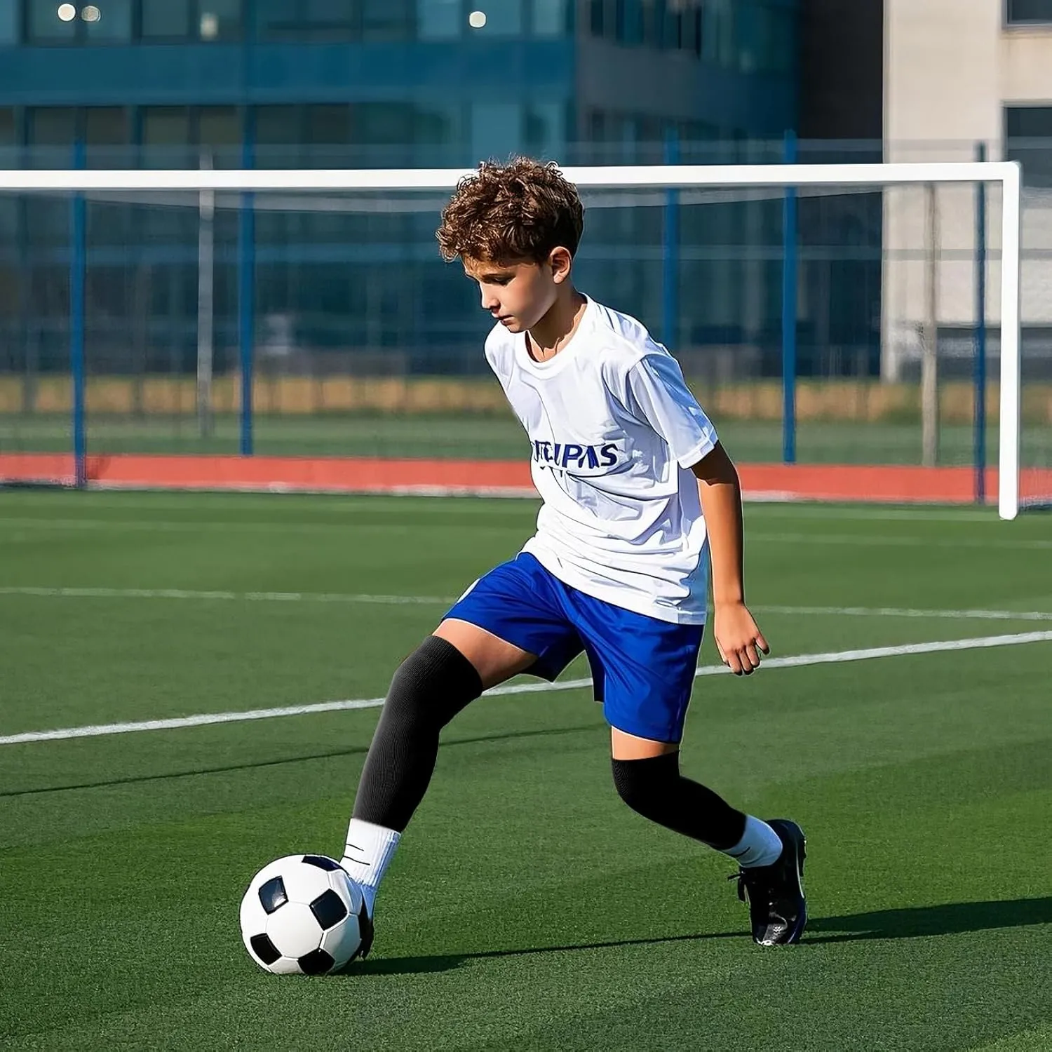2Pairs Soccer Socks Soccer Leg Sleeves Socks Athletic Socks Football Baseball Softball