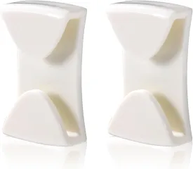 2pcs Goggle Clip, Adhesive Ski Helmet Goggle Clip Replacement Goggle Clip for Ski/Snowboard Helmets to Fix Goggles (White) 2pcs Goggle Clip, Adhesive Ski Helmet Goggle Clip Replacement Goggle Clip for Ski/Snowboard Helmets to Fix Goggles (White)