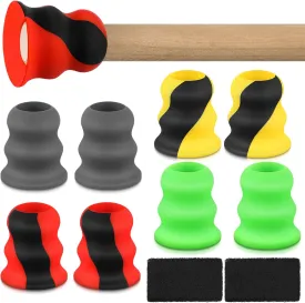 8 Pcs Bat Grip Knob Taper with 2 Black Wrist Sweatbands 4 Colors Grip Taper Knob Absorbent Bands for Enhanced Protection Sports and Working Out 8 Pcs Bat Grip Knob Taper with 2 Black Wrist Sweatbands 4 Colors Grip Taper Knob Absorbent Bands for Enhanced Protection Sports and Working Out