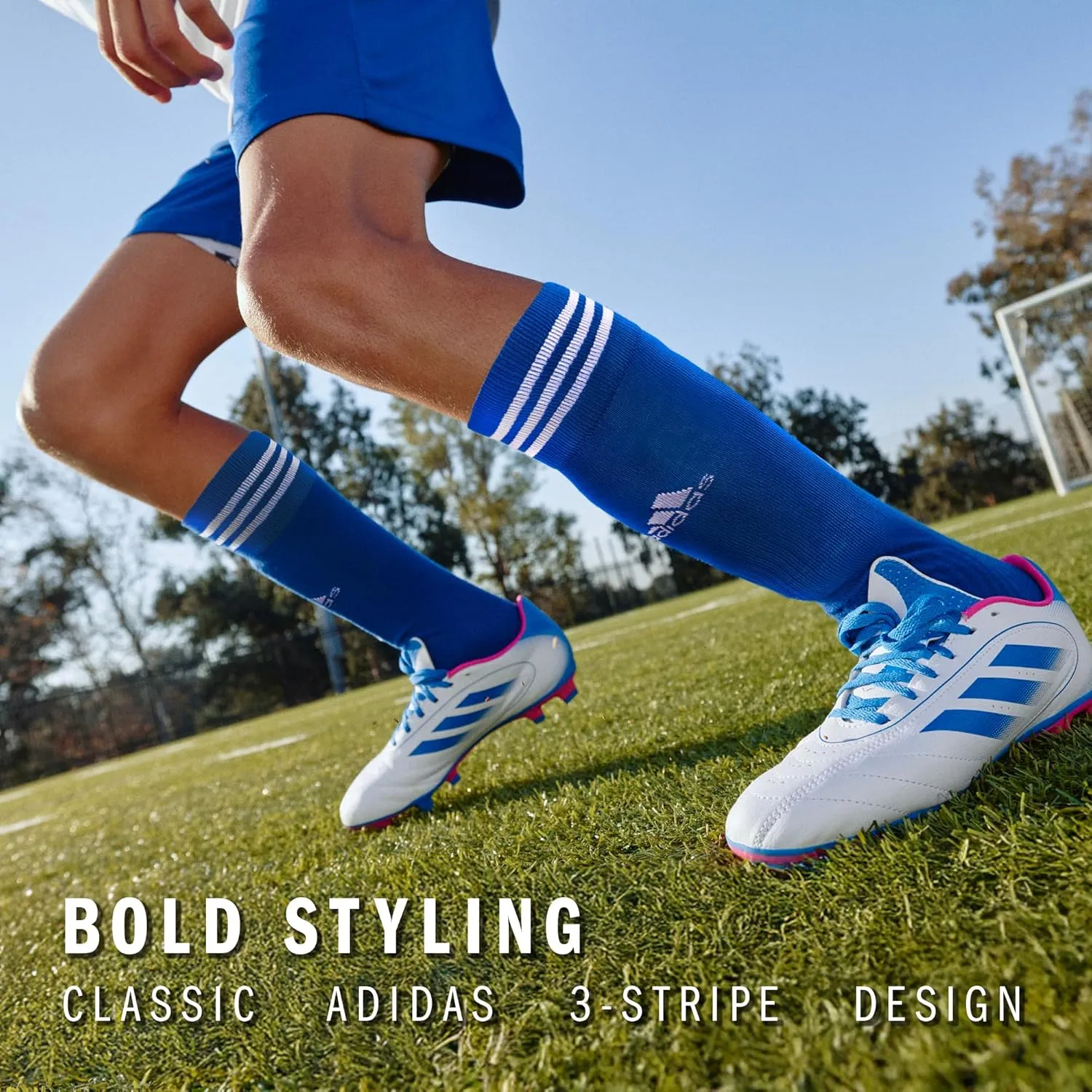 adidas Unisex Copa Zone Cushion 5 OTC, Soccer Socks, Mens Compression Workout Socks, Over The Calf