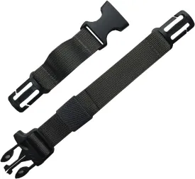 Adjustable Backpack Chest Strap Nylon 1 Inch WebbingSternum Straps for Backpack(Wolf Grey)