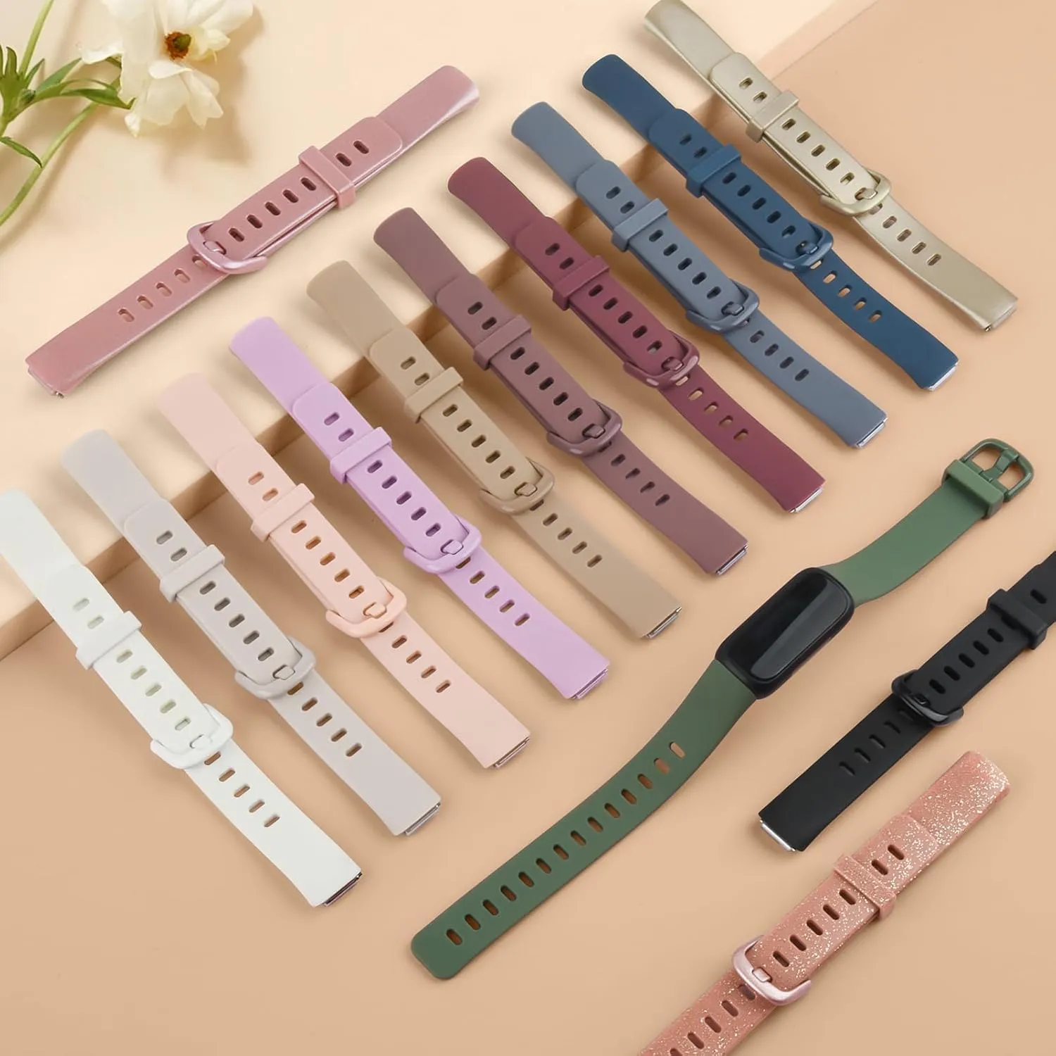 AK Band Compatible with Fitbit Inspire 3 Bands for Women Men, Adjustable Replacement Sport Wristbands Straps for Fitbit Inspire 3 Fitness Tracker