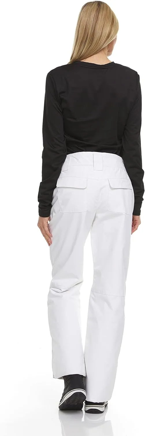 Arctic Quest womens Snow Ski Pants Water Resistant Softshell Insulated Flare for Snowboarding Hiking Winter Outdoor Pants