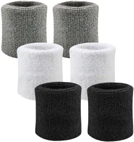 Athletic Moisture Wicking Sweatband Headband Wristband for Men Women Sports