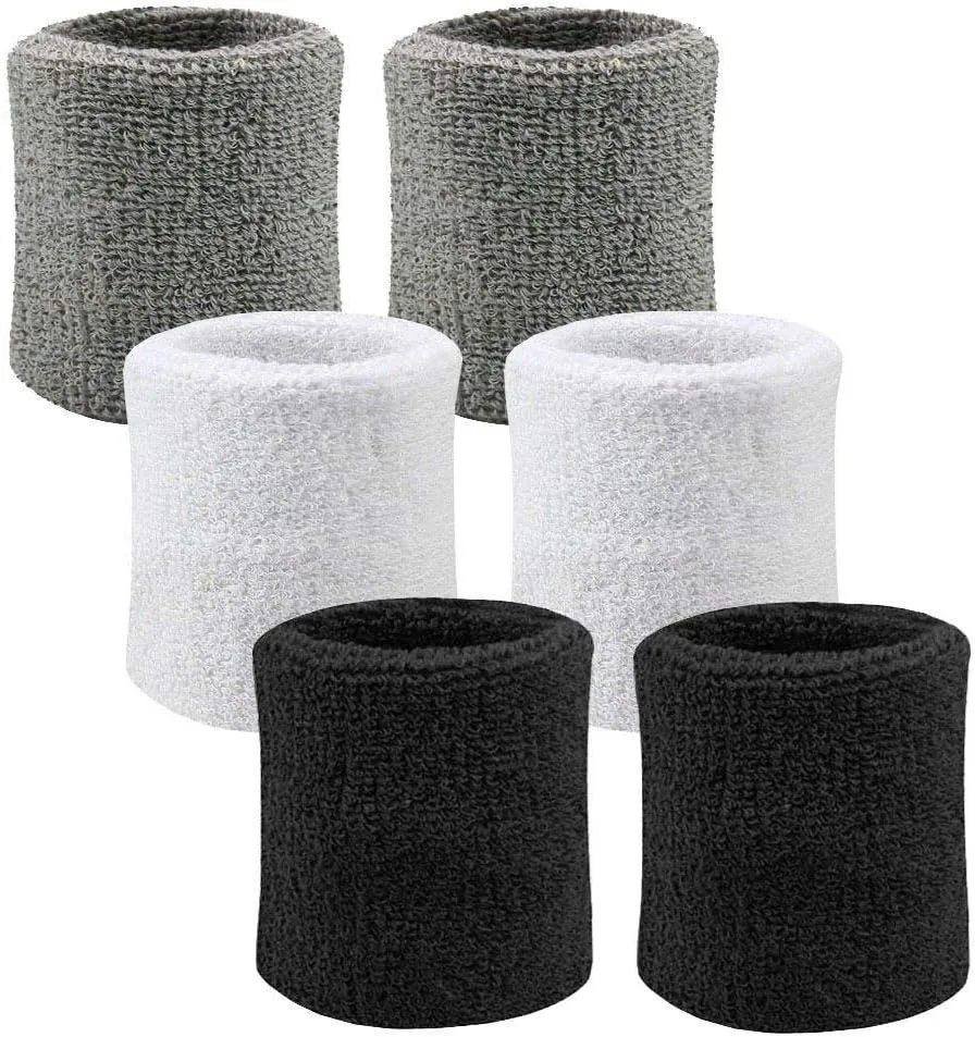 Athletic Moisture Wicking Sweatband Headband Wristband for Men Women Sports