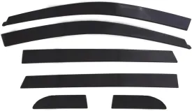 Auto Ventshade [AVS] Low Profile Rain Guards for 2008 - 2011 Subaru Impreza Hatchback (Includes WRX & STI)/Outback Sport Hatchback, 6 pcs. | Window Vent Visors - Dark Smoke | 896005