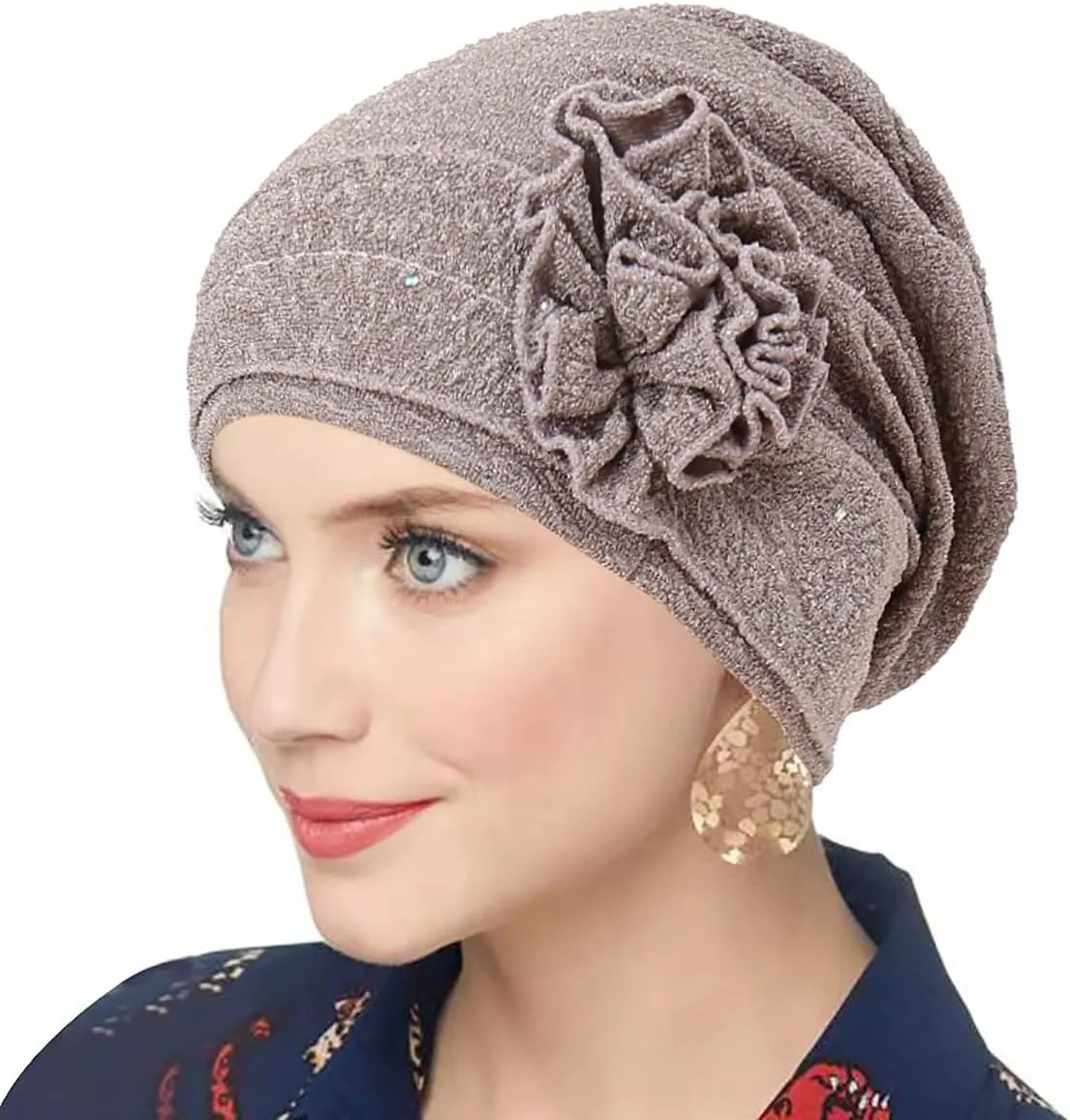 AZJ Chemo Headwear for Women Cancer Hats Caps Head Coverings for Women Chemo