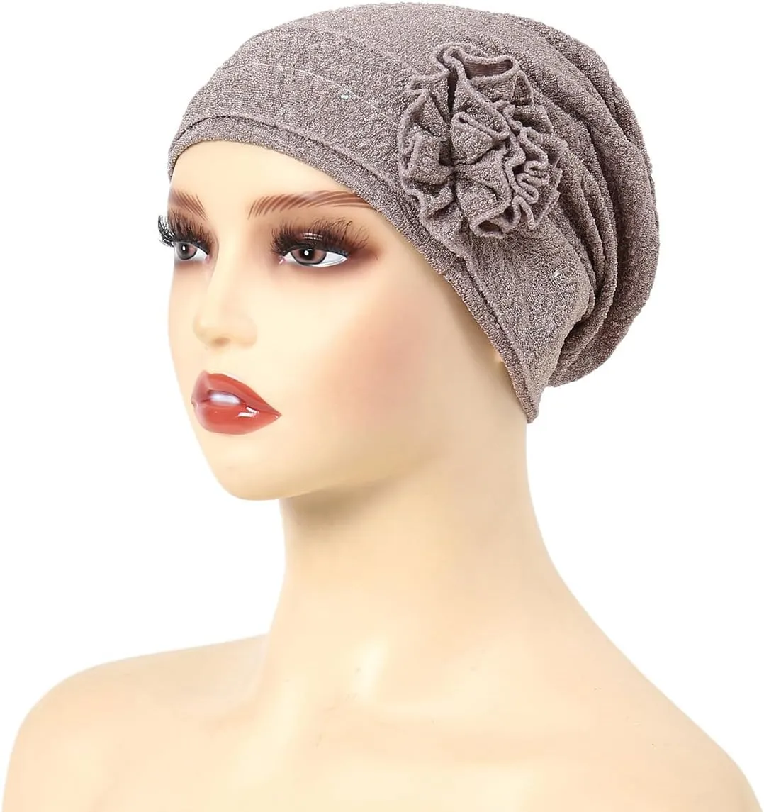 AZJ Chemo Headwear for Women Cancer Hats Caps Head Coverings for Women Chemo