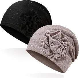 AZJ Chemo Headwear for Women Cancer Hats Caps Head Coverings for Women Chemo