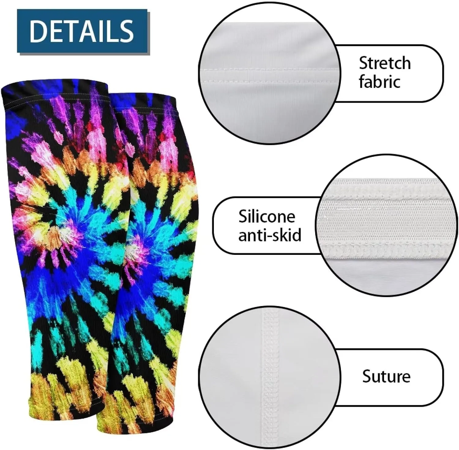 Binienty Adults Running Leg Compression Sleeves Shin Splint Calf Compression Sleeve Men and Women