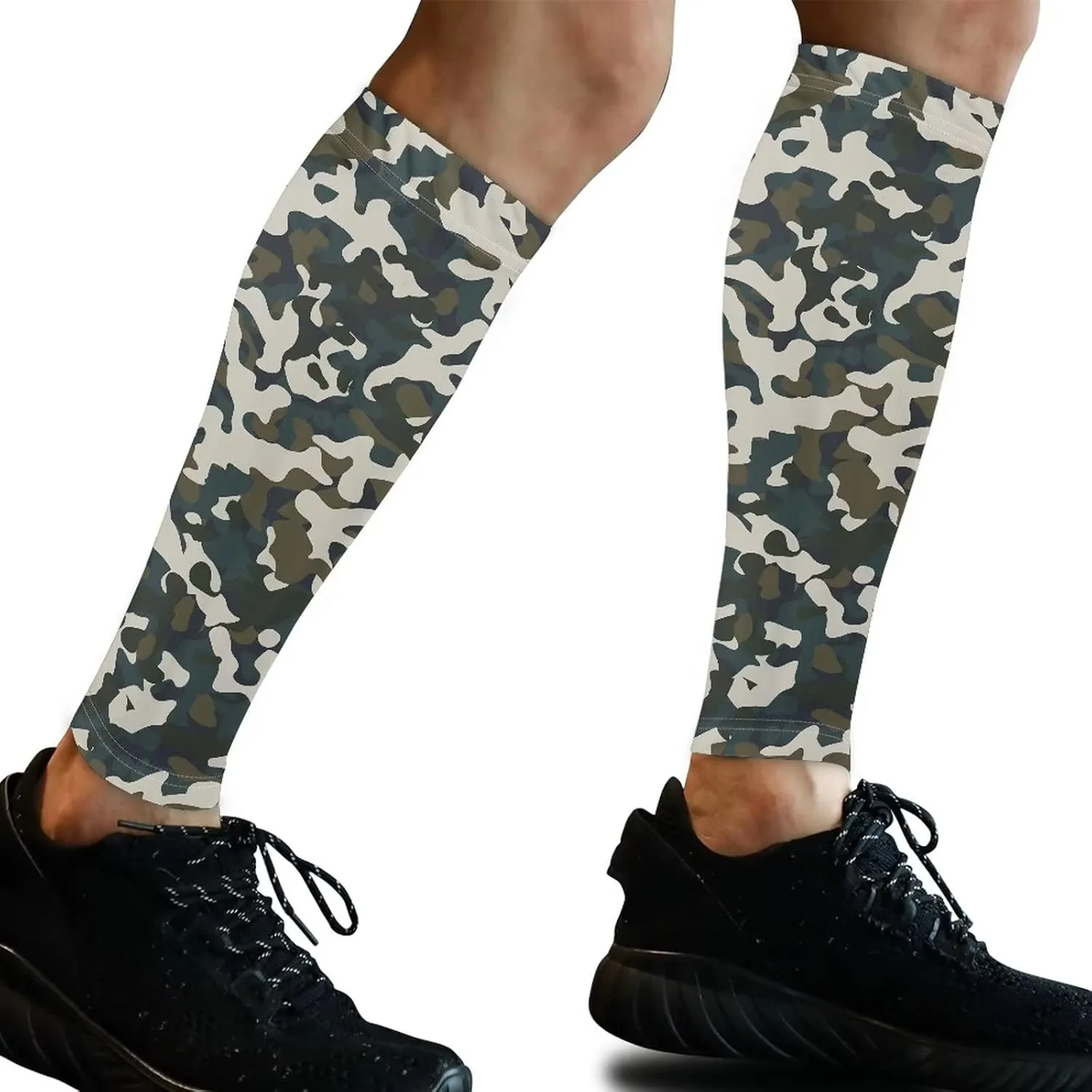 Binienty Adults Running Leg Compression Sleeves Shin Splint Calf Compression Sleeve Men and Women