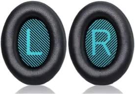 Bose Headphones Replacement Ear Pads for QuietComfort QC35/35ii/25/2/15 Ear Cushions for QC35 QC35ii QC25 QC2 QC15 Ae2 Ae2i Ae2w Sound True & SoundLink (Around-Ear Series Only) Protein Leather
