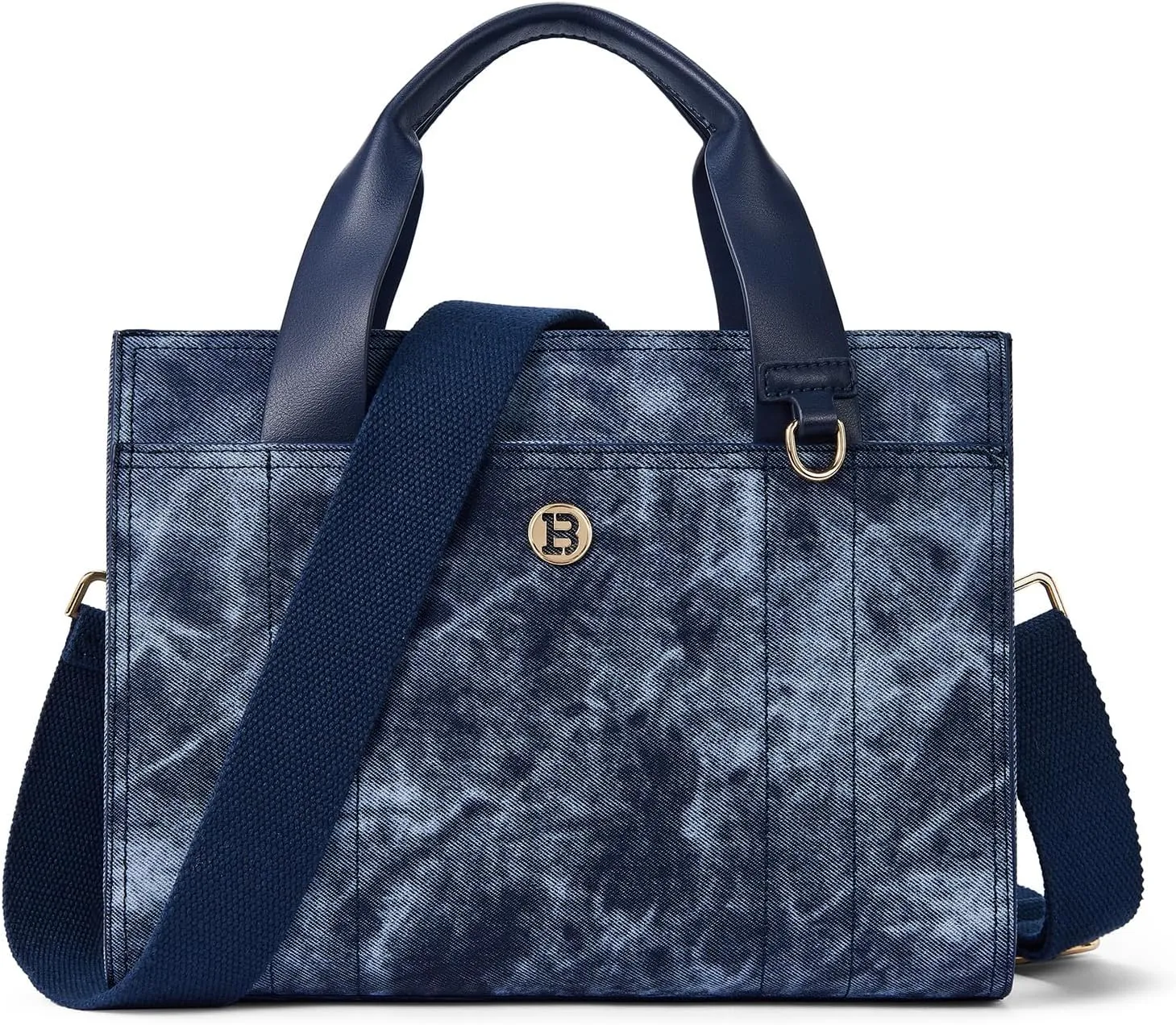 BOSTANTEN Small Tote Bag for Women Crossbody Trendy Purses Vegan Leather Satchel Handbags with Shoulder Strap