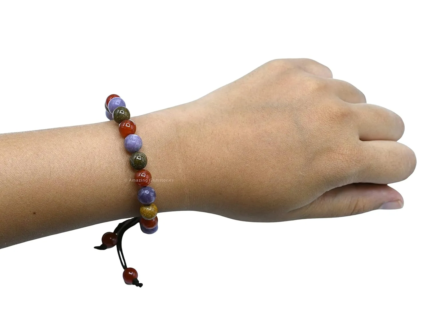 Bracelet for Teens - Yellow Jasper Lepidolite Carnelian Bracelet Set for Men Women Healing Calming Anxiety Stress Relief Gifts Pulseras Para Hombres Mujer (Adjustable) (Teenagers)
