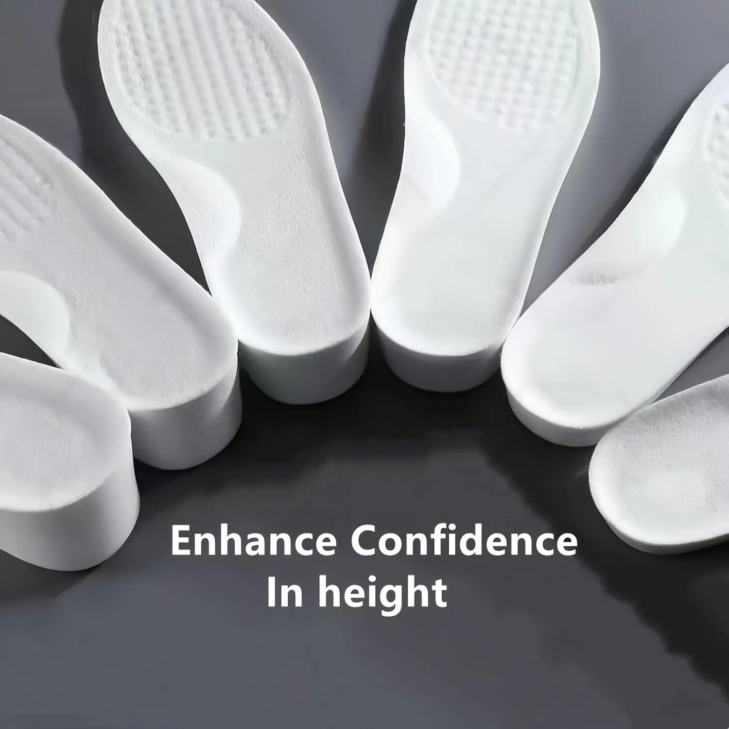 Brandone Height Insoles Shoes Men 3 Inch,Height Boosters,Shoe Lifts for Women,Boost Height Shoes Men,Heel Lifts,Orthopedic High Pads,Insoles That Make You Taller (10.8''Lx2.4''UP) (1PAIR)