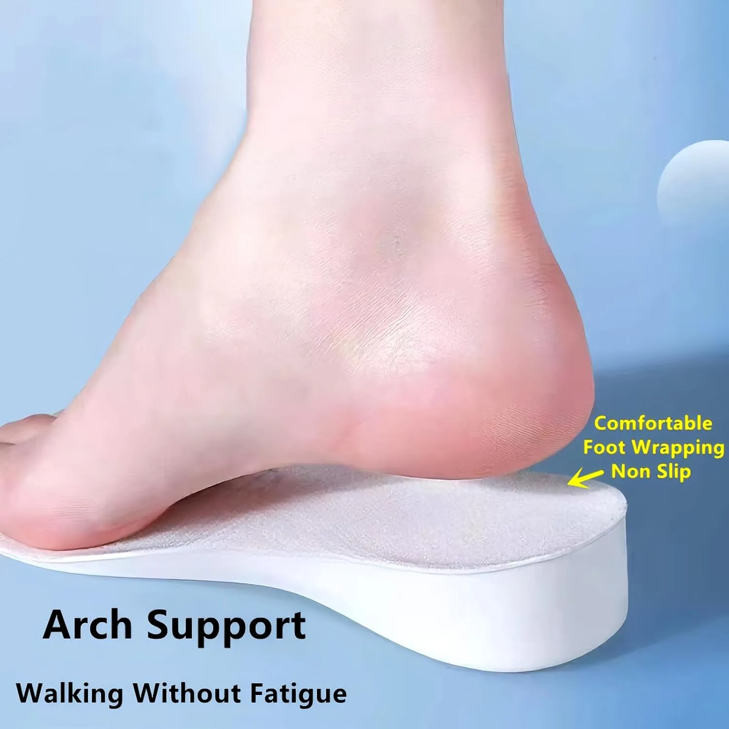 Brandone Height Insoles Shoes Men 3 Inch,Height Boosters,Shoe Lifts for Women,Boost Height Shoes Men,Heel Lifts,Orthopedic High Pads,Insoles That Make You Taller (10.8''Lx2.4''UP) (1PAIR)