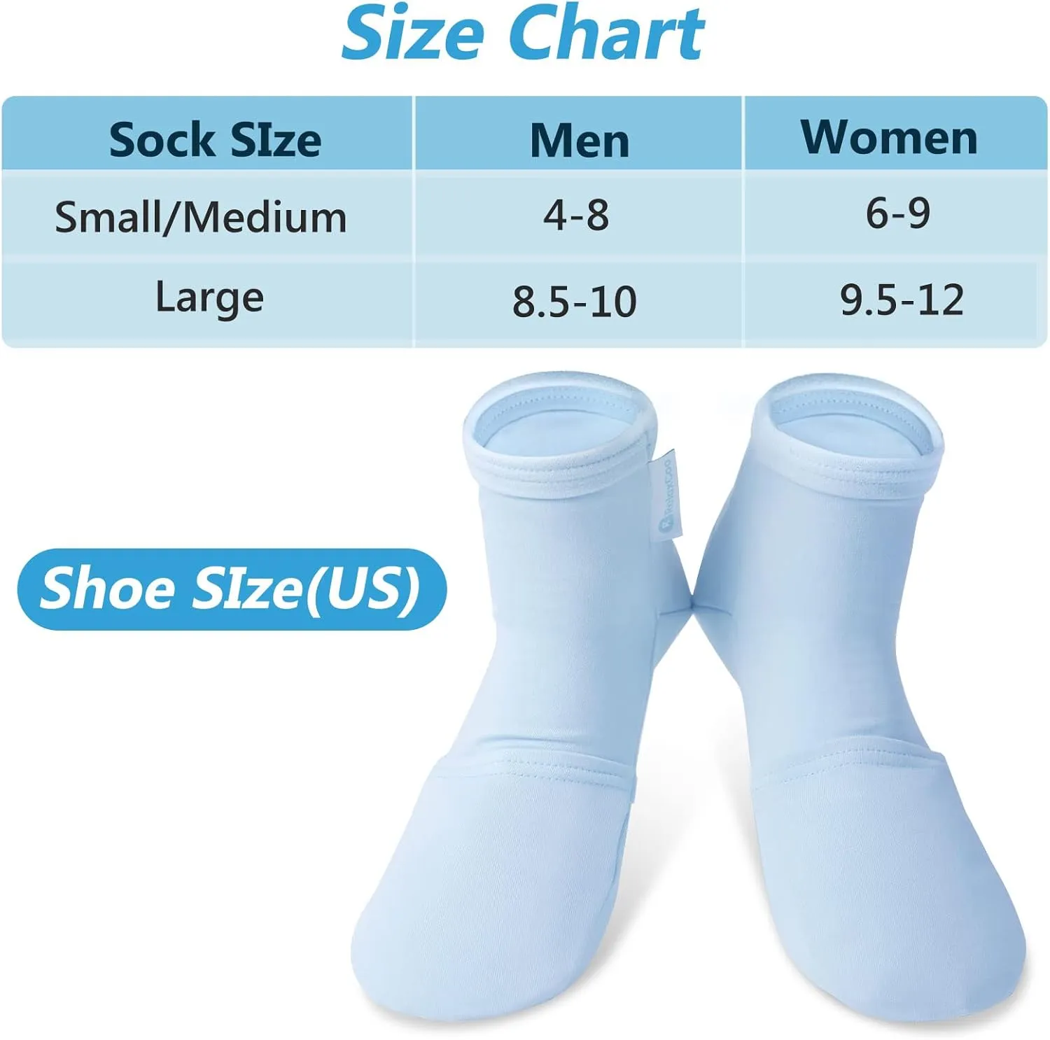 Cold Therapy Socks & Gloves for Chemotherapy Neuropathy, Chemo Care Package for Women and Men, Foot & Hand Ice Pack Wrap for Plantar Fasciitis, Carpal Tunnel, Arthritis Hand Pain Relief, L