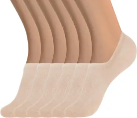 DIBAOLONG Womens No Show Socks Non Slip Flat Boat Line Low Cut Socks (6-12 Packs)