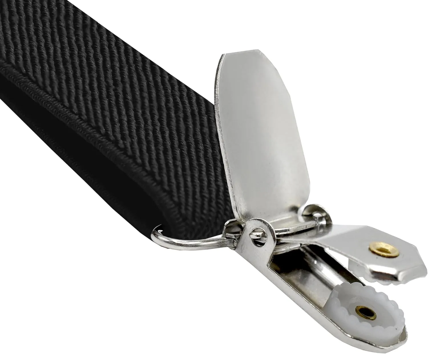 Dibi Mens Suspender with 3 Strong Clips Adjustable Braces