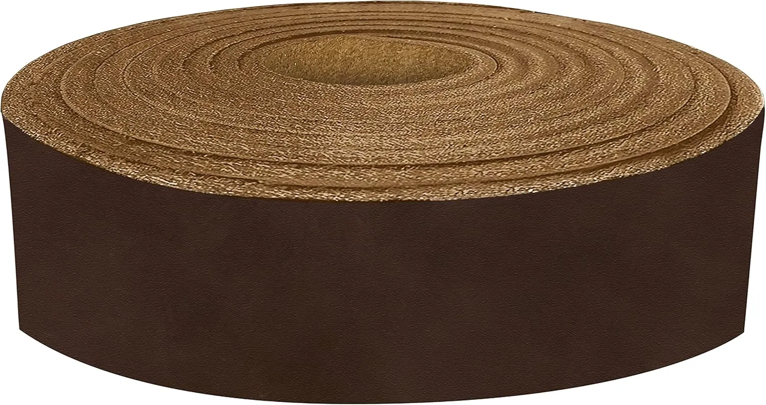 ELW 5-6 oz (2-2.4mm) Bourbon Brown Straps, Belts, Strips 1" Wide X 50" Length (2.5cm x 1.27m) Full Grain Leather Crazy Horse Belt Medium DIY Craft, Pet Collars, Blanks, Accessory, Jewelry, Wrapping