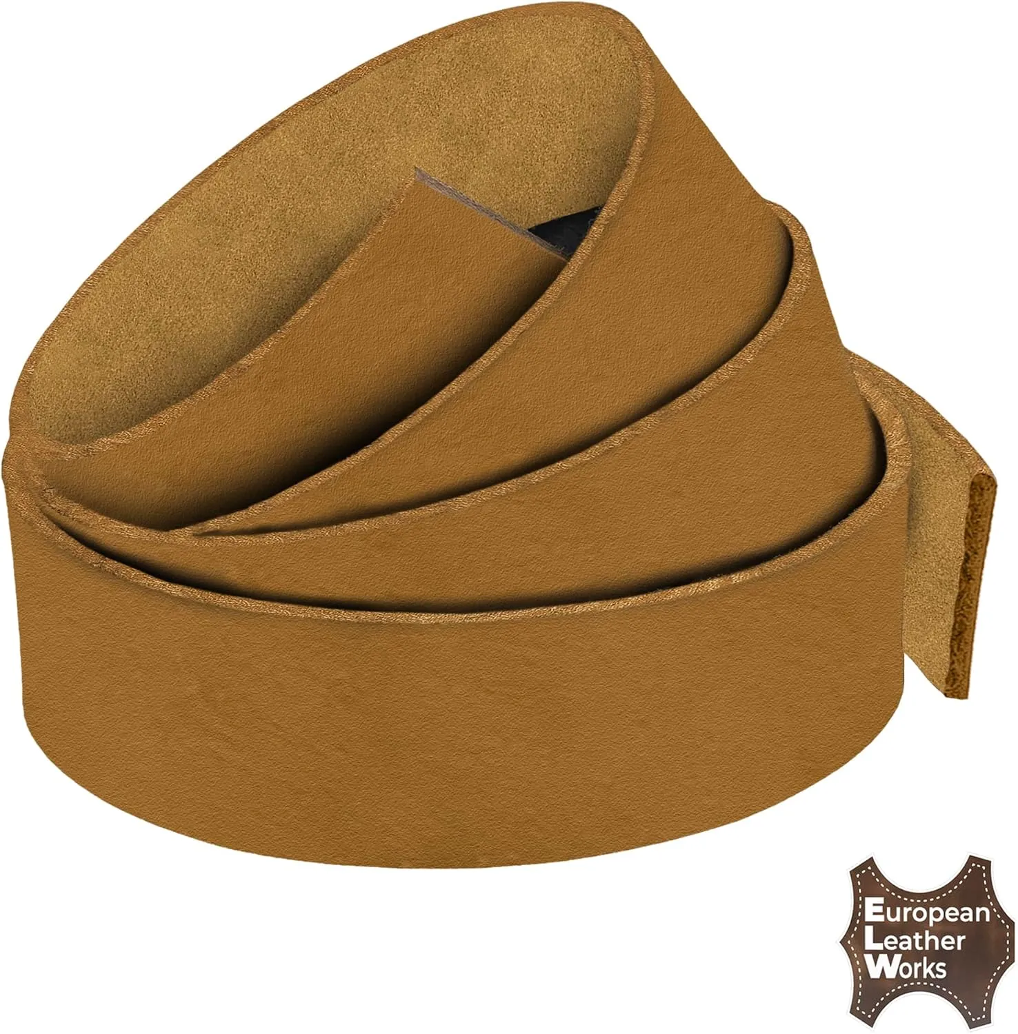 ELW 5-6 oz (2-2.4mm) Tobacco Brown Straps, Belts, Strips 2" Wide X 72" Length (5.1cm x 1.83m) Full Grain Leather Crazy Horse Belt Medium DIY Craft, Pet Collars, Blanks, Accessory, Jewelry, Wrapping