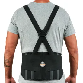 Ergodyne - 11103 ProFlex 1600 Back Support Brace, 9" Extended Support, High Cut Front For Mobility, Medium,Black