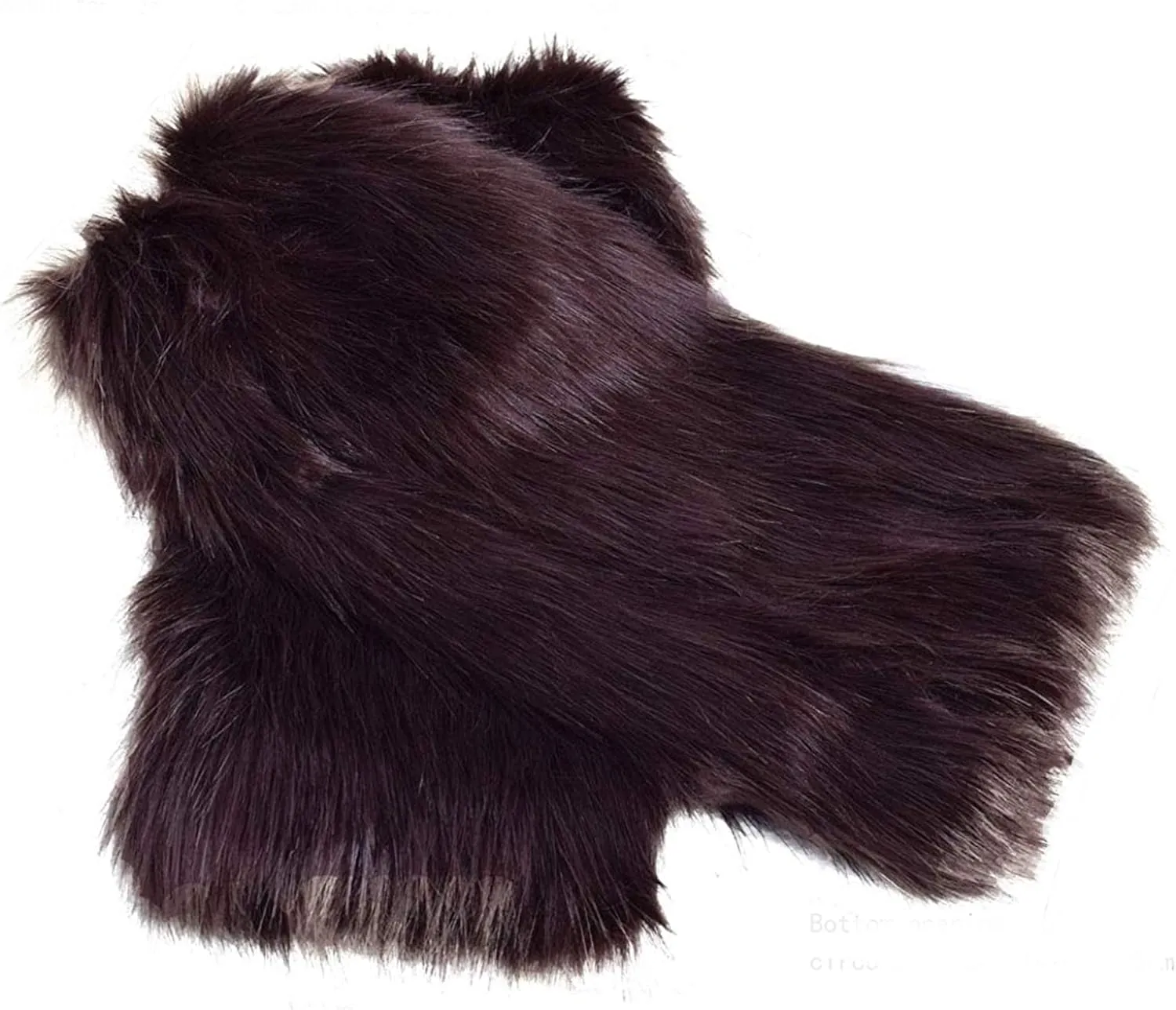 Faux Fur Leg Warmers - Womens Winter Warm Fur Boot Cuffs Covers, Cozy, Christmas, Halloween, Unicorn, Hippie Costume