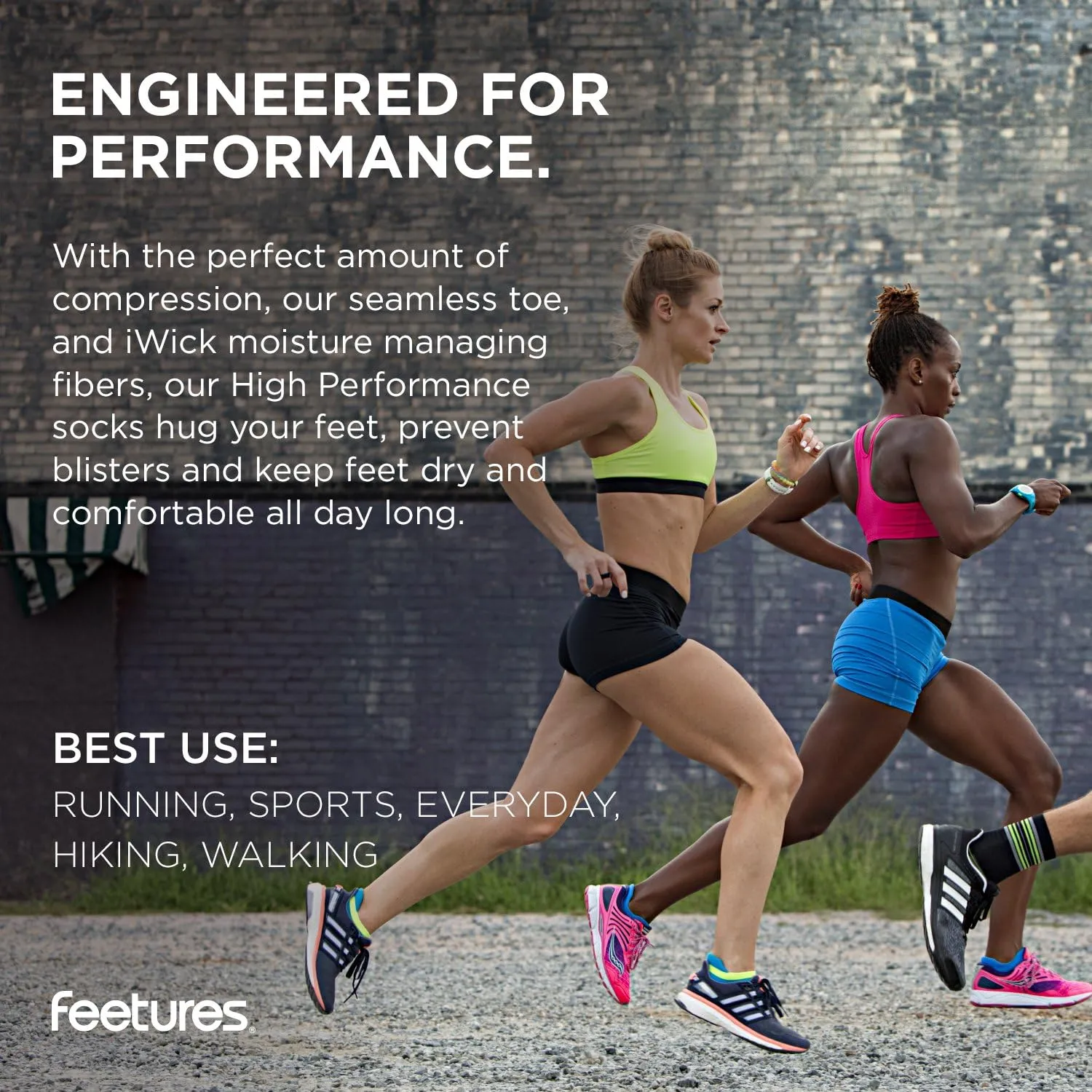 Feetures High Performance Max Cushion Ankle Sock - Tab Socks for Women & Men with Heel Tab