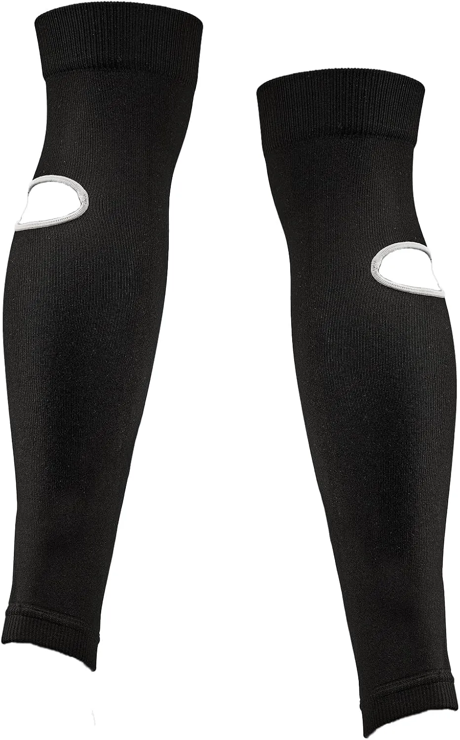 Football Leg Sleeves for Men and Women, Pre Cut Breathable Hole Soccer Sleeve Socks, Sock Sleeves