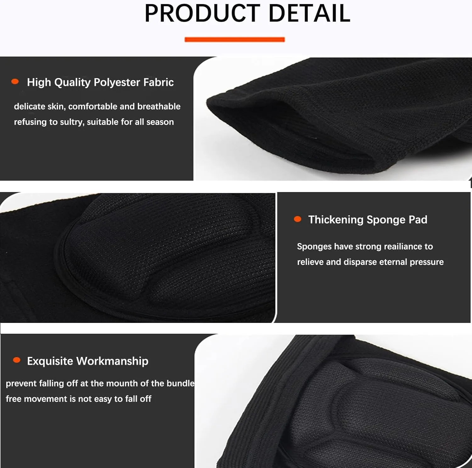 GLEAP Leg Sleeve for Sports Padded Leg Warmer Anti-Slip and Breathable Knee Brace for Leg Protective Leg Sleeve for Sport Volleyball Cycling Running Adults and Kids