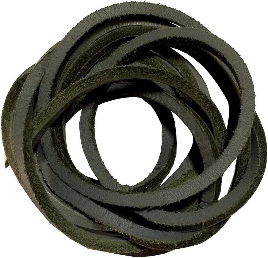 Goodlace 1 PCS of 1/8" Rawhide Leather Shoelaces Shoe Boot Laces Shoestrings Cord