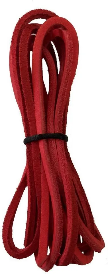 Goodlace 1 PCS of 1/8" Rawhide Leather Shoelaces Shoe Boot Laces Shoestrings Cord