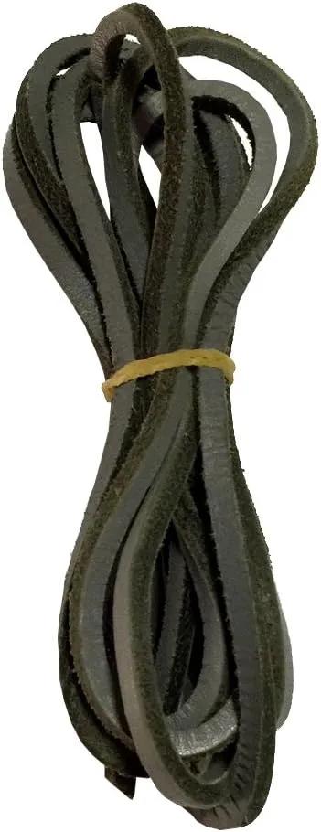 Goodlace 1 PCS of 1/8" Rawhide Leather Shoelaces Shoe Boot Laces Shoestrings Cord
