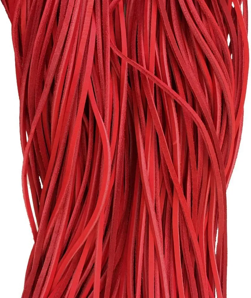 Goodlace 1 PCS of 1/8" Rawhide Leather Shoelaces Shoe Boot Laces Shoestrings Cord