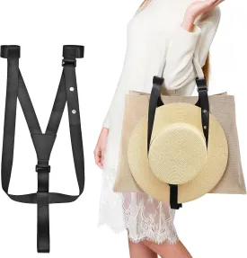Hat Holder Strap for Bags, Backpacks, Luggage,Totes & Fedora, Panama, Cowboy,Bowler Hats and More,Stylish Durable Travel Accessory More Secure Than Hat Clips Hat Holder Strap for Bags, Backpacks, Luggage,Totes & Fedora, Panama, Cowboy,Bowler Hats and More,Stylish Durable Travel Accessory More Secure Than Hat Clips