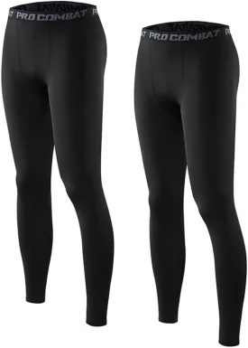 HYCOPROT Men's Compression Pants Athletic Tight,Leggings Base Layer Bottoms for Running Workout Sports Yoga Basketball