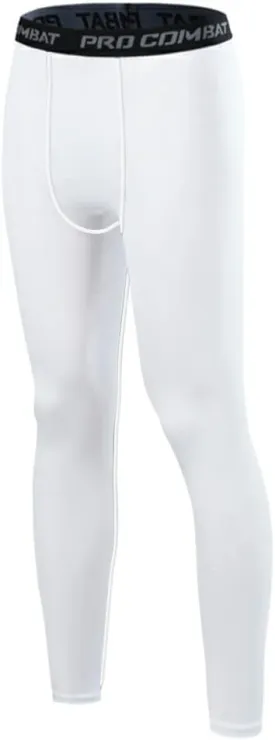 HYCOPROT Men's Compression Pants Athletic Tight,Leggings Base Layer Bottoms for Running Workout Sports Yoga Basketball