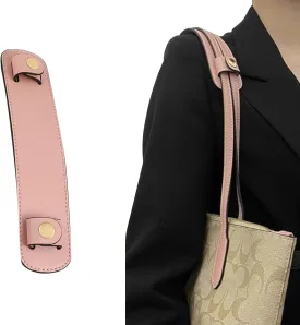 Jiesinlov Microfiber Leather Shoulder Strap Pads Replacement Cushion Strap Covers for Tote Bags Detachable (Pink)