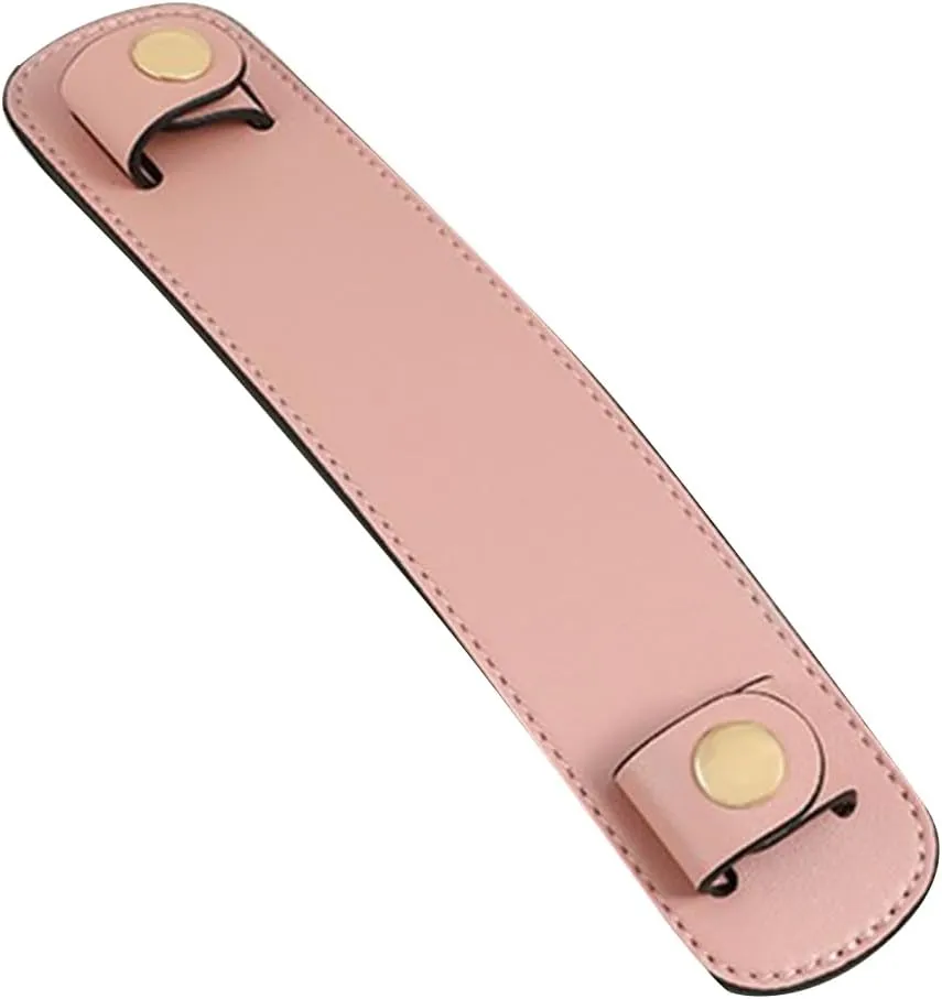 Jiesinlov Microfiber Leather Shoulder Strap Pads Replacement Cushion Strap Covers for Tote Bags Detachable (Pink)