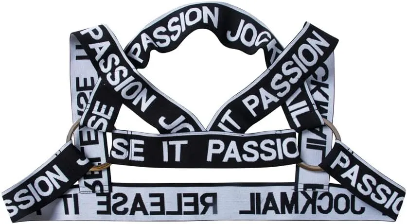 JOCKMAIL Mens Fitness Harness Shoulder Strap Mens Fitness Body Chest Half Harness Athletic Shoulder Strap Harness
