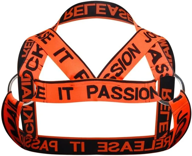 JOCKMAIL Mens Fitness Harness Shoulder Strap Mens Fitness Body Chest Half Harness Athletic Shoulder Strap Harness