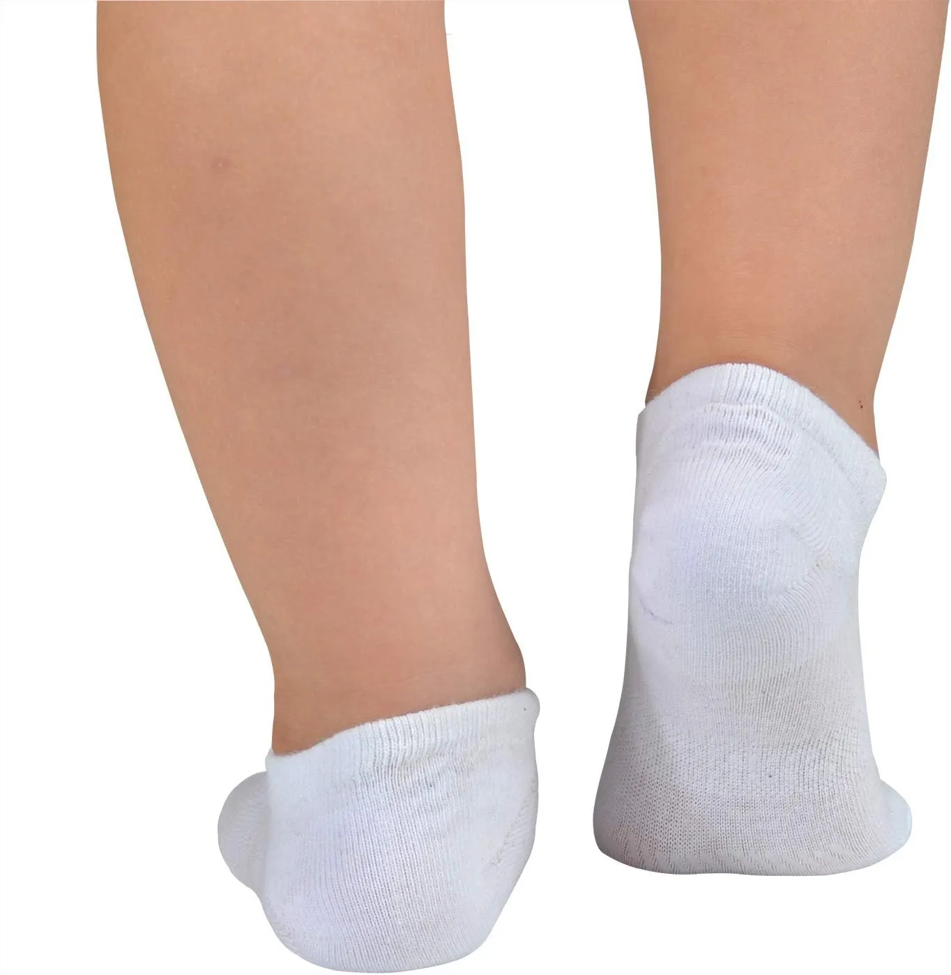 JORMATT Toddler Little Girls Boys No Show Socks Cotton Anti Slip Low Cut Socks With Grips 6 Pairs