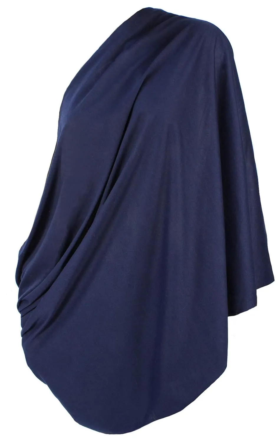 LK Baby Infinity Nursing Scarf Breastfeeding Cover Ultra Soft Premium Jersey Polyester- 100% AZO free and Safe for Baby (Navy Blue)