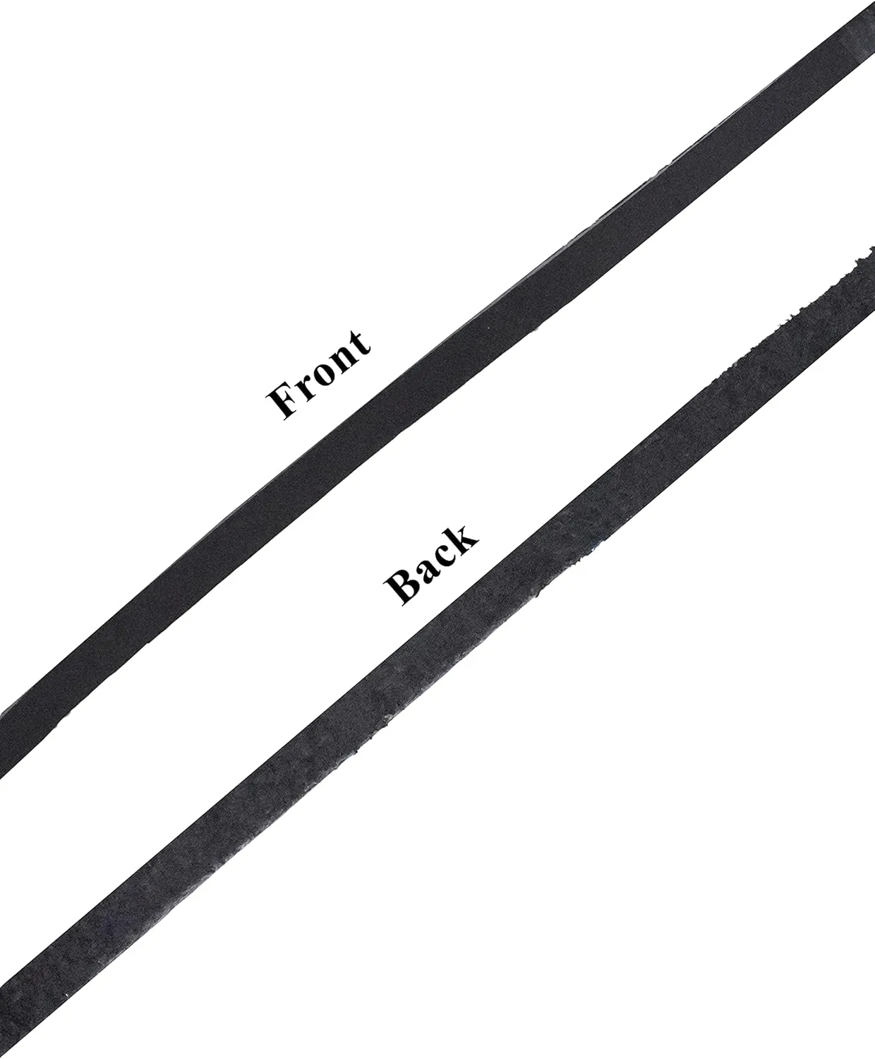 Mandala Crafts Black Leather Cord for Jewelry Making - 6.55 Yds 4mm Leather Strips for Crafts Braiding - Flat Genuine Leather Cord String Straps for Leather Boot Laces