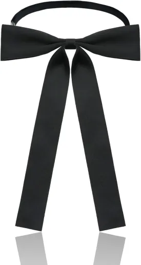 Mens Bow Tie, Western Ties for Men, Black Bowtie for Women, String Colonel Ribbon Tie for Party Prom Wedding