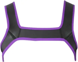 Men's Knights Neoprene Body Chest Harness Belt Double Shoulder Strap Muscles Protector Gothic Steampunk Suspenders